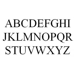 Réglette Tampon Alphabet