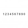 Série de chiffres seule pour marque à chaud avec chiffres Batons
