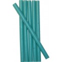 6 bâtons TURQUOISE cire pour petit pistolet
