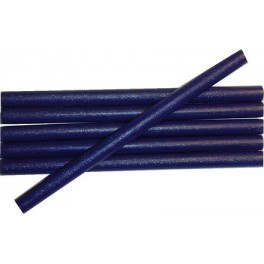 6 bâtons BLEU FONCE cire pour petit pistolet