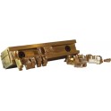 Glissière pour caractères mobiles pour marque à chaud thermorégulée.