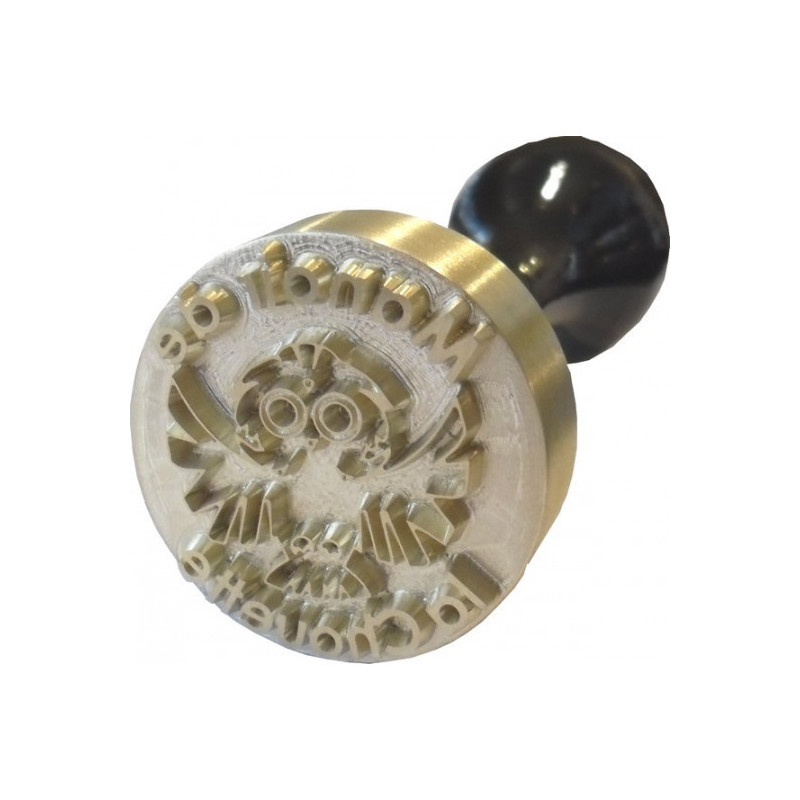 tampon rond logo savon