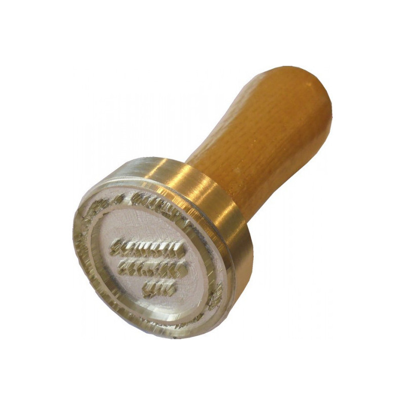 tampon personnalisé rond pour savon 