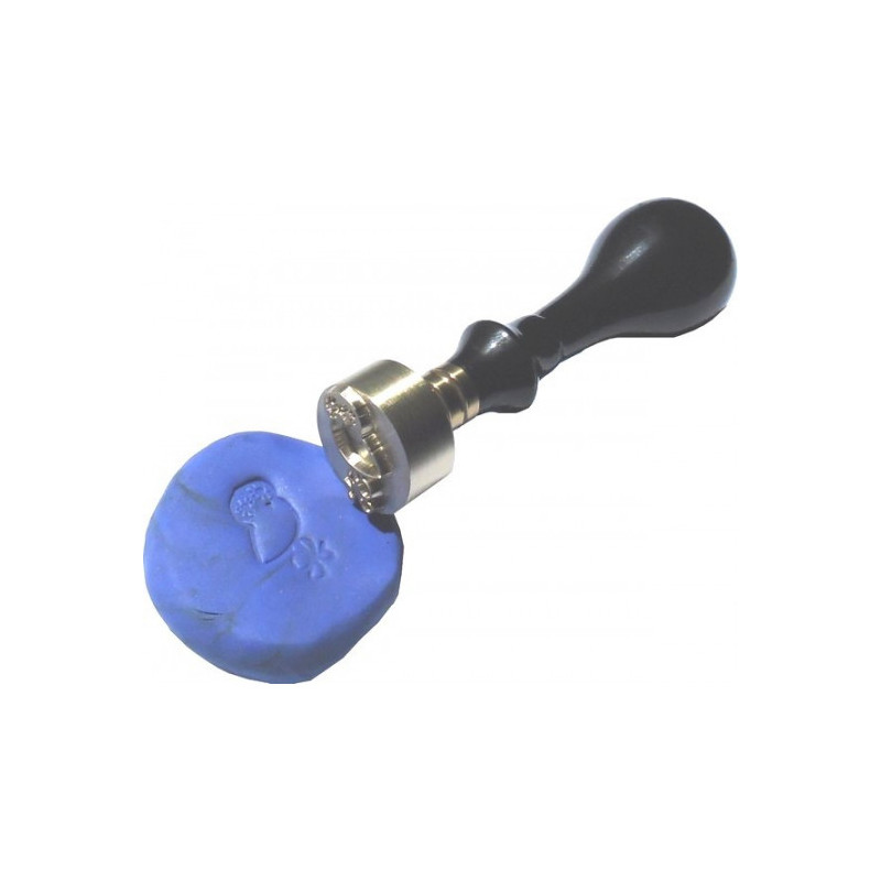 tampon logo personnalisé argile rond 