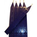 5 bâtons BLEU cire à mèche