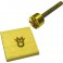 Bloc laiton seul pour marque à chaud sur le bois diamètre 20 mm avec logo Bloc laiton seul pour marque à chaud sur le bois diamètre 20 mm avec logo