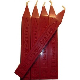 5 bâtons BORDEAUX cire à mèche