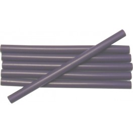 6 bâtons AUBERGINE cire pour petit pistolet