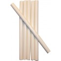 6 bâtons BLANC cire pour petit pistolet