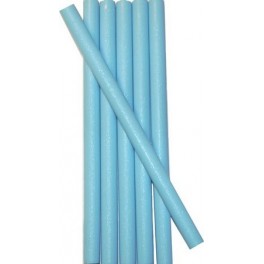 6 bâtons BLEU CLAIR cire pour petit pistolet