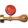 Pack gun + wax + stamper 2,3 initials 30 mm Pack gun + wax + stamper 2,3 initials 30 mm