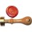 Pack gun + wax + stamper 2,3 initials 30 mm Pack gun + wax + stamper 2,3 initials 30 mm